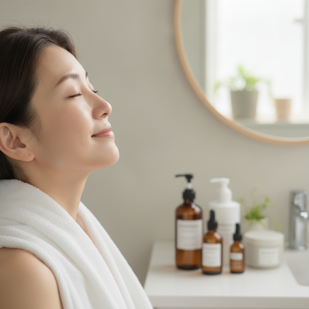 頬が気になる起床時にどう重ねる？朝の保湿手順
