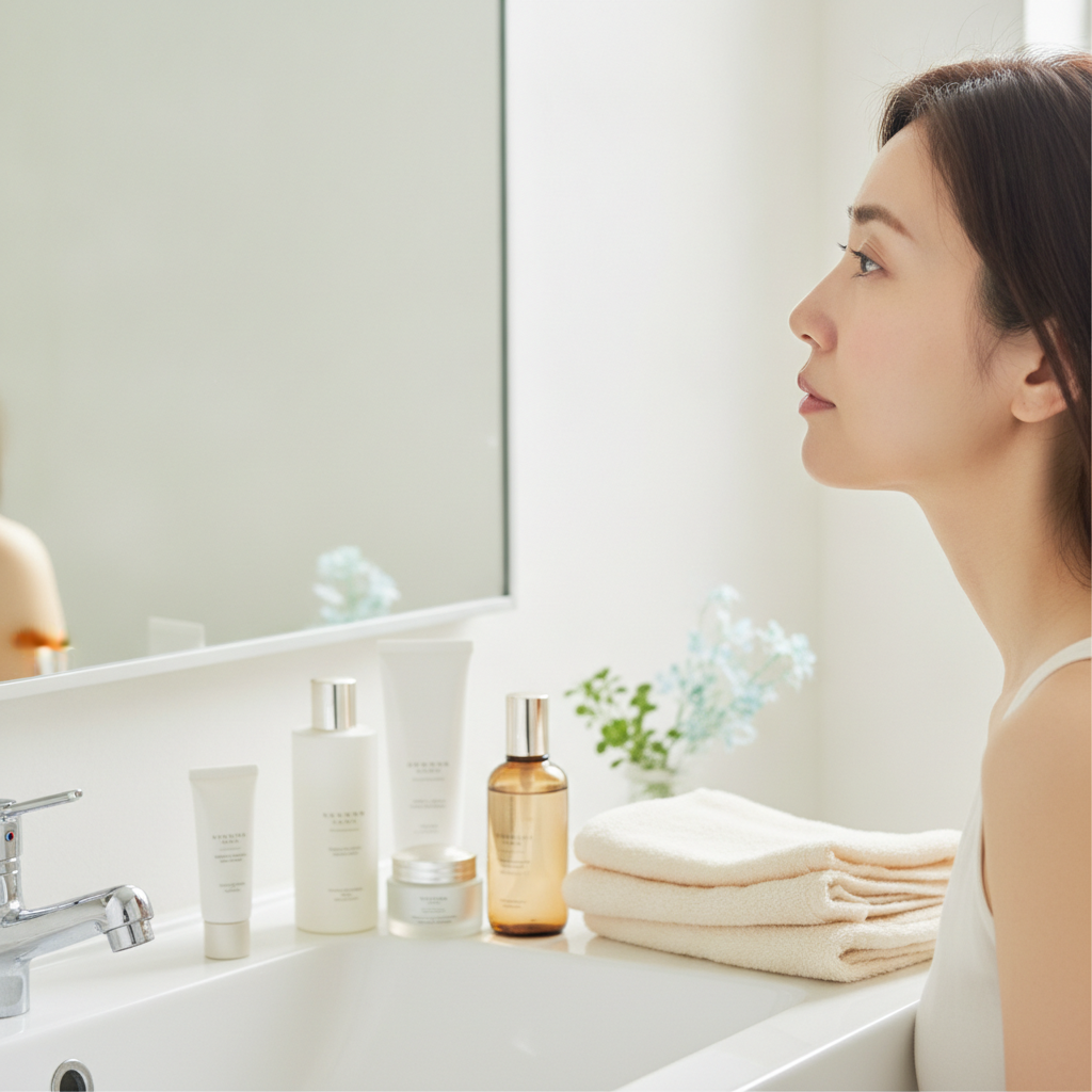 頬のつっぱりが残る洗顔後に見直す保湿量と重ね方