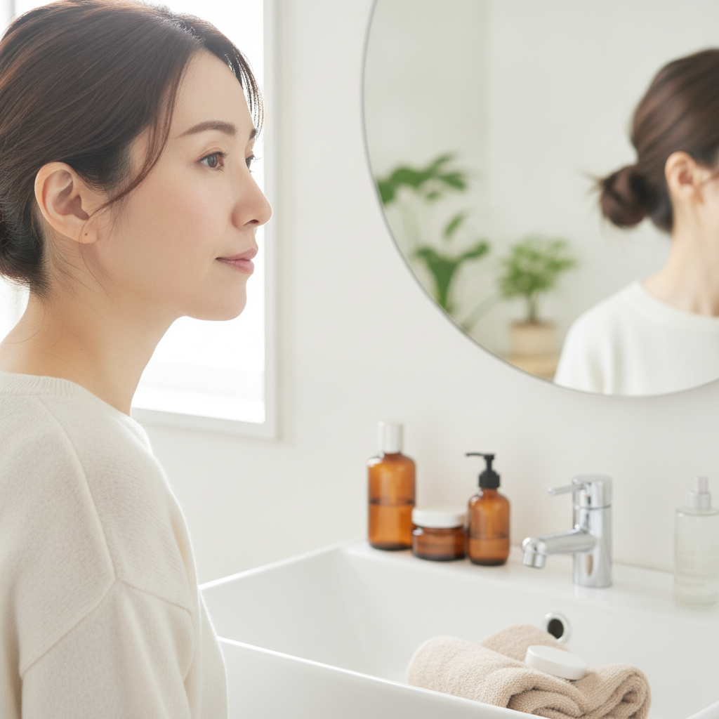 頬のかさつきを深掘り｜先に見直したい塗る量と重ね方