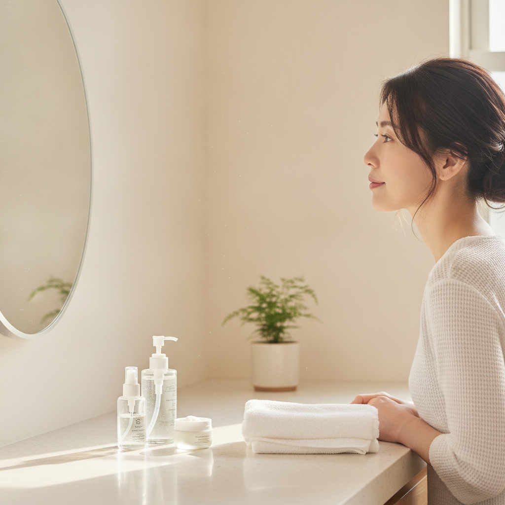 忙しい朝だけ整える年齢肌ケア｜美容液とクリームを使う前の確認リスト
